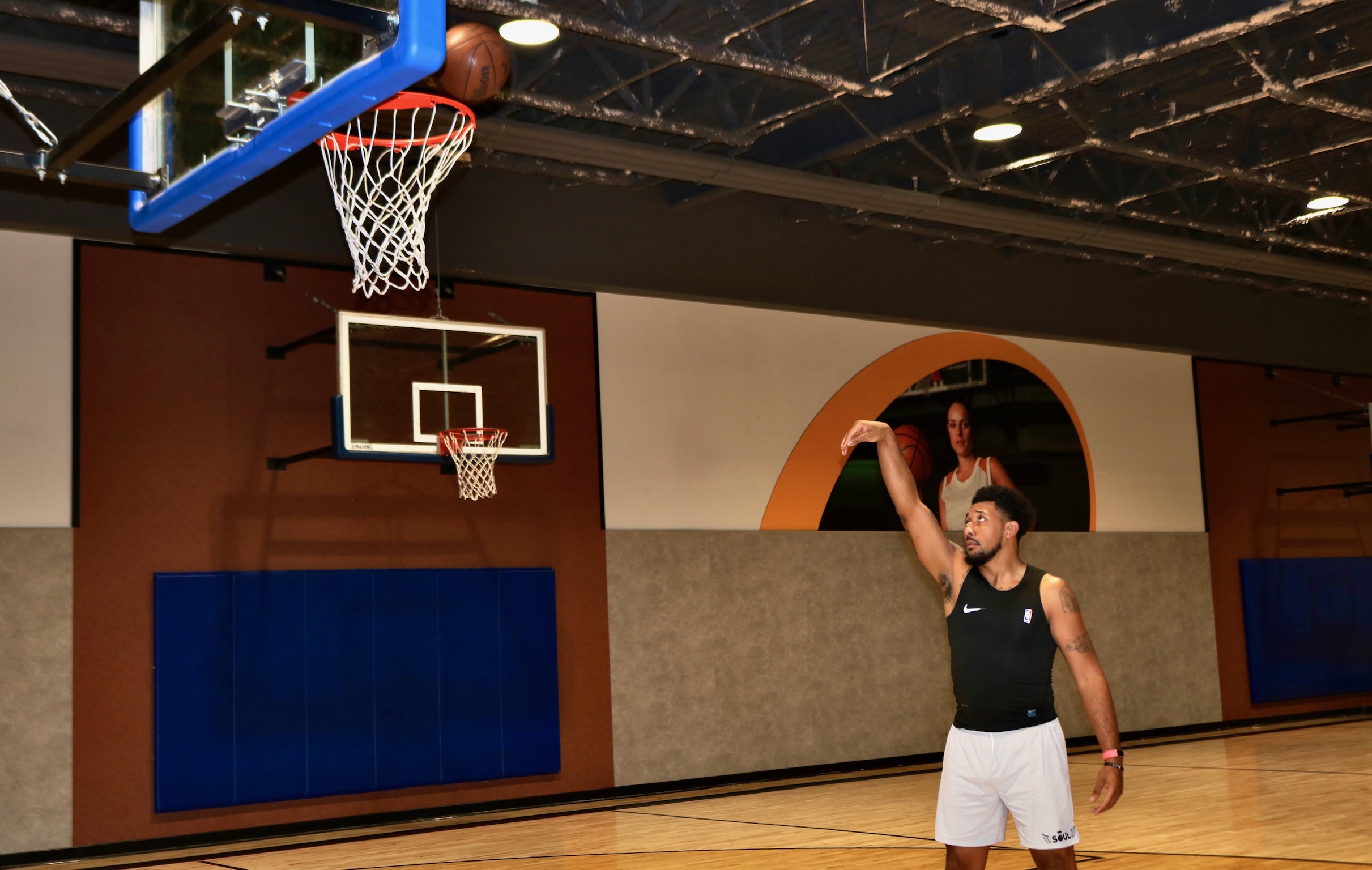 Basketball training session